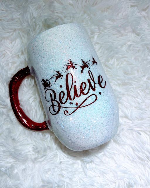 Believe 16 ounce tumbler ready to ship