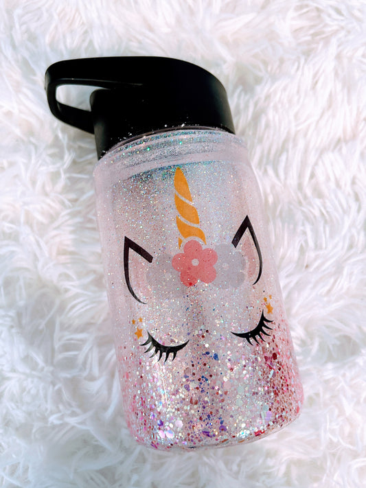 Acrylic unicorn water bottle-Ready to Ship